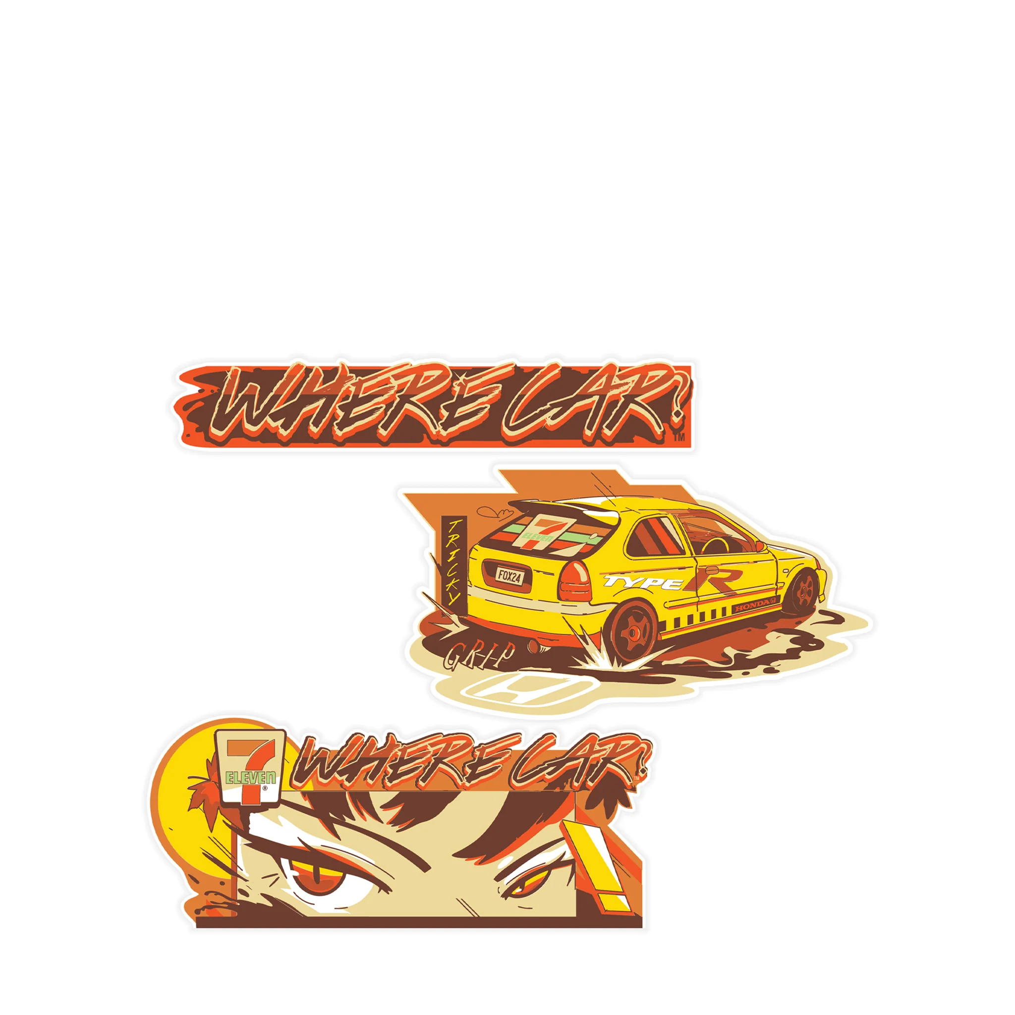 Forest Drift Sticker Pack