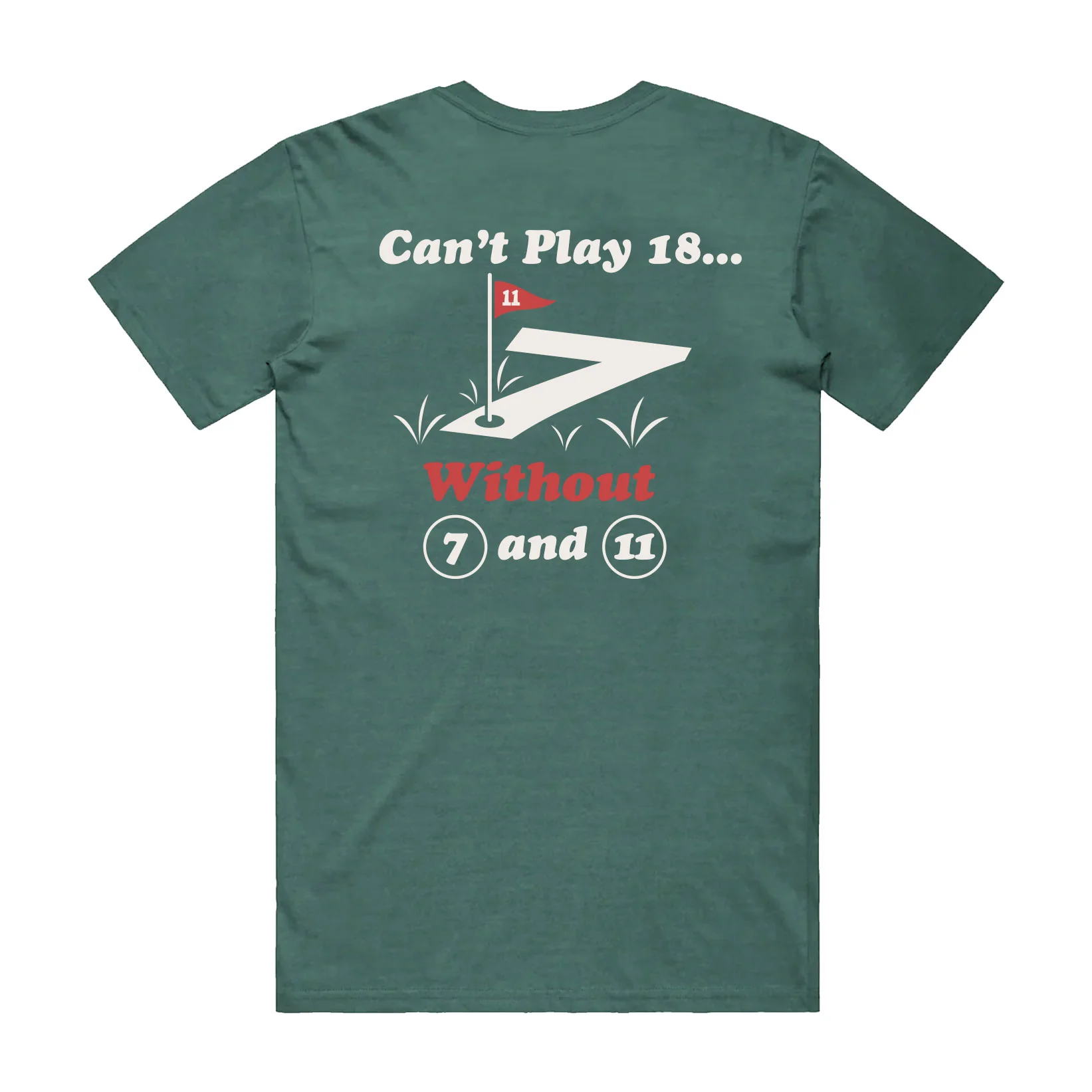 7 + 11 = 18 Tee